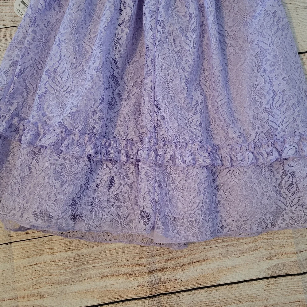 NWT Girls Spring Dress Purple ✨️ - Picture 11 of 16
